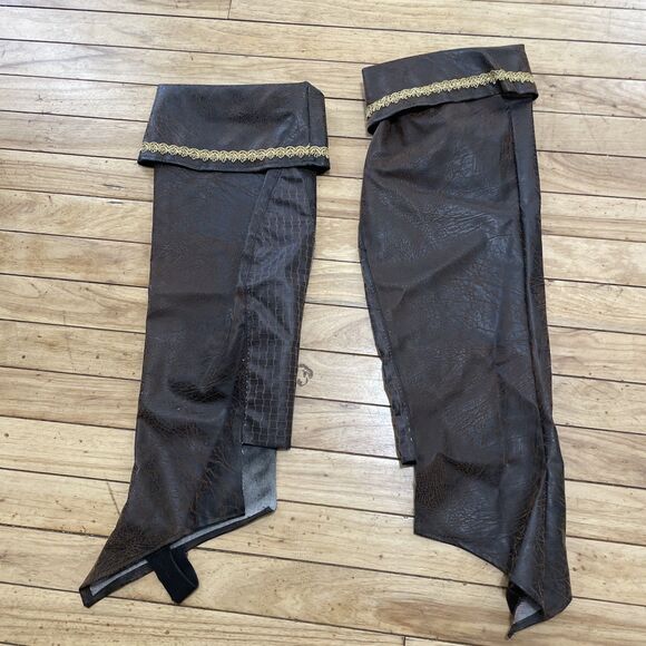 Incharacter Costume Rustic Pirate Lady XL Halloween Boots Stirups and Vest Only - Picture 14 of 16